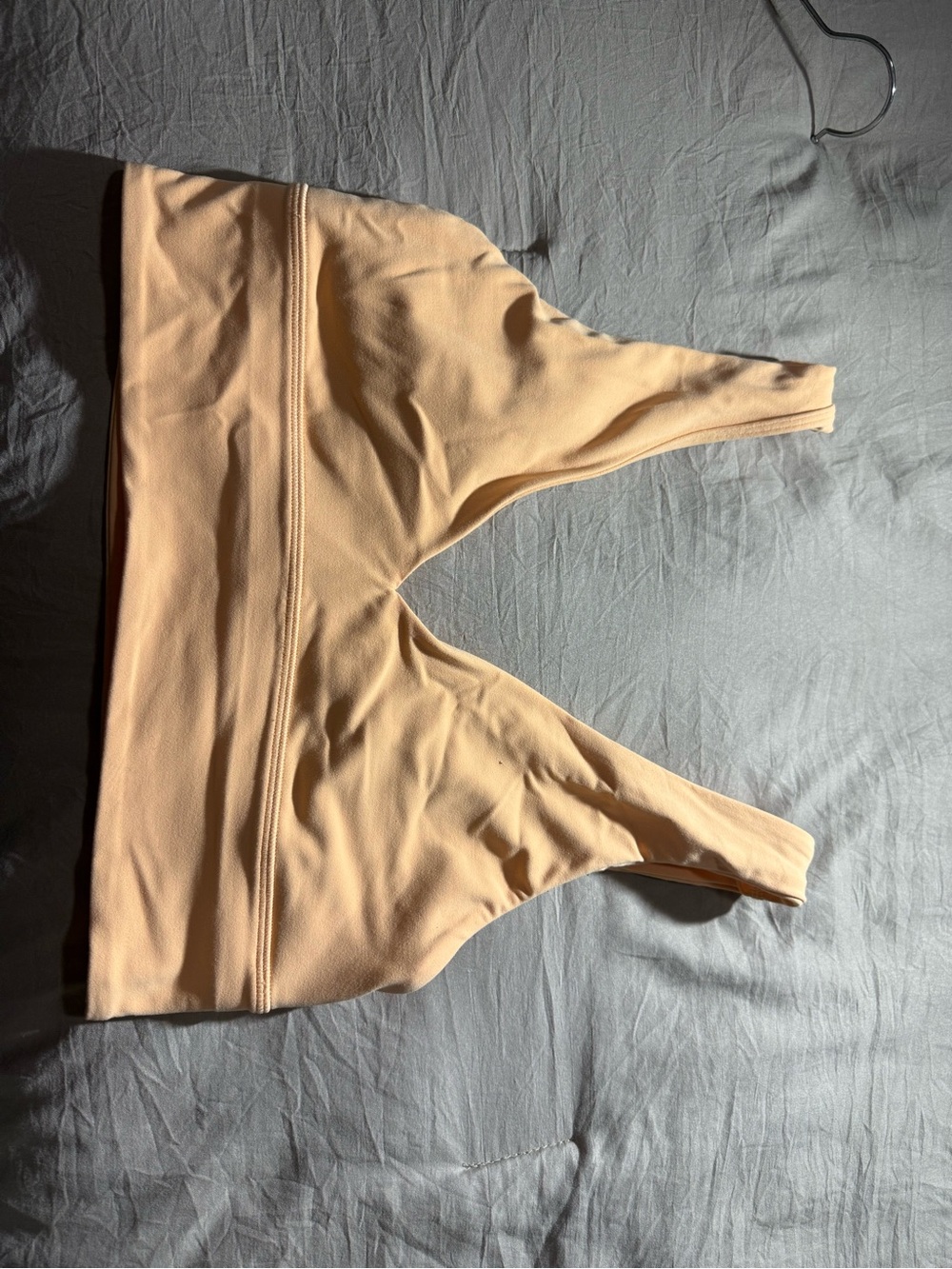 lululemon athletica Peach/Light Orange Crop Sports Bra